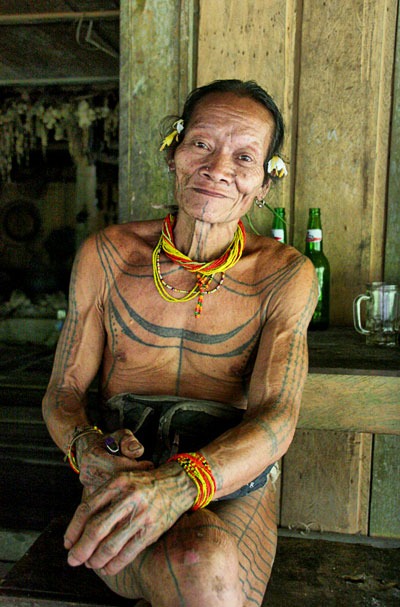 old man tattoo Hiking the mentawai islands on a budget