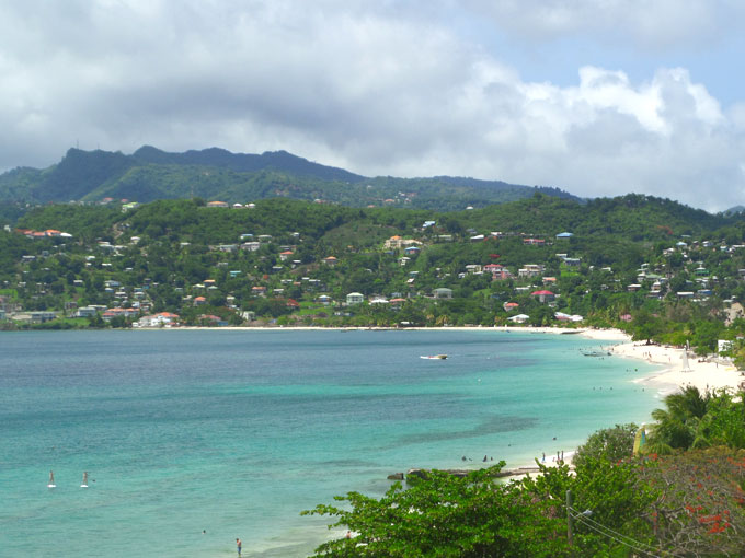 Grand anse beach backpacking in grenada