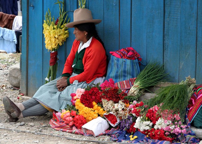 mercado flores huaraz mochilero por Perú. Guía de viaje