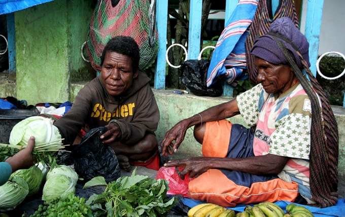 mercado wamena papua
