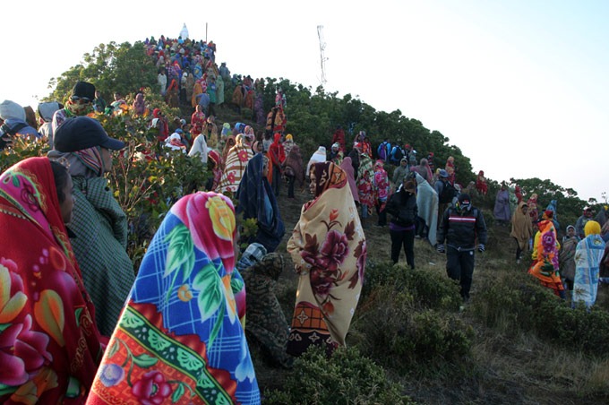 people east timor hiking the mount ramelau