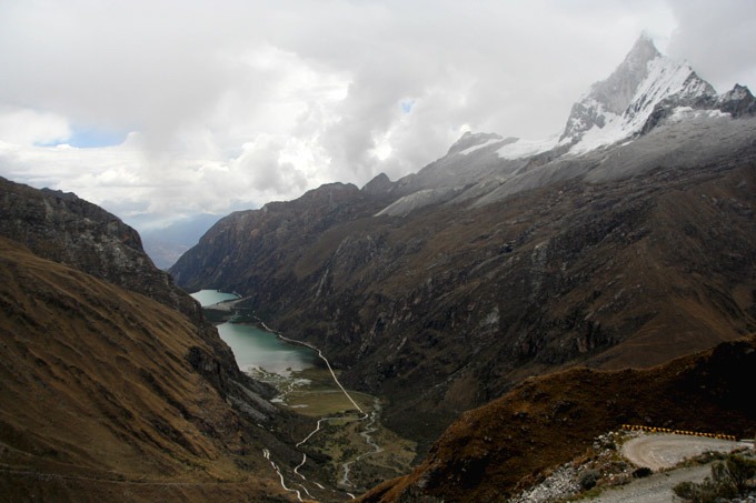 carretera vaqueria huaraz Trekking de Santa Cruz sin guías
