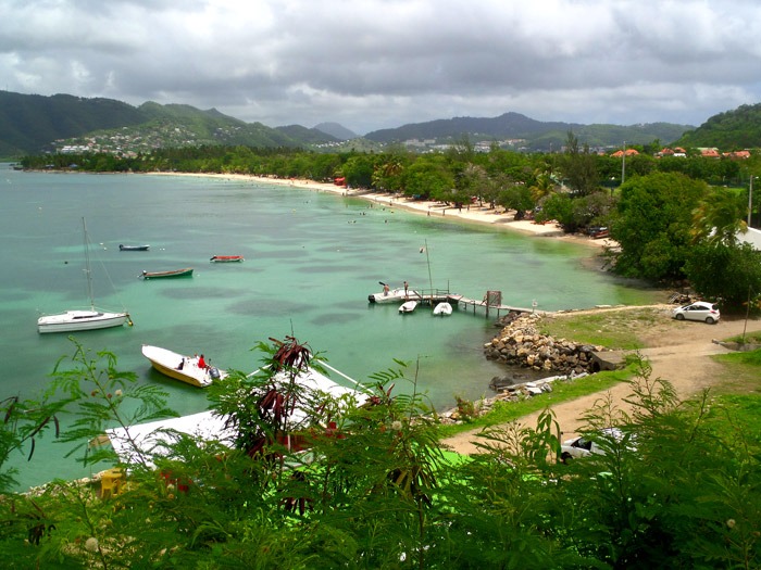 backpacking in martinique sainte anne
