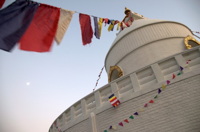 World Peace Pagoda, Pokhara. photo by ngotoh. flickr