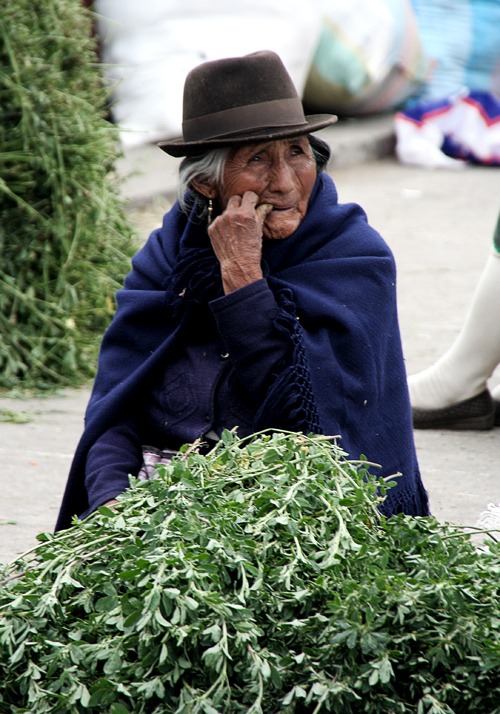 hiking the quilotoa loop saquisili market