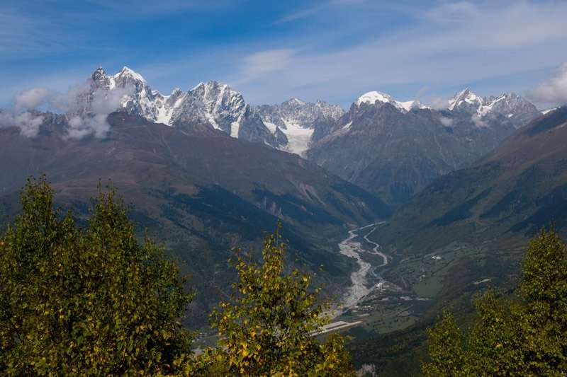 montañas ushba