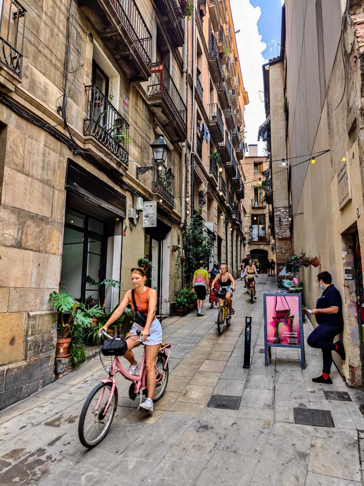 barcelona biking