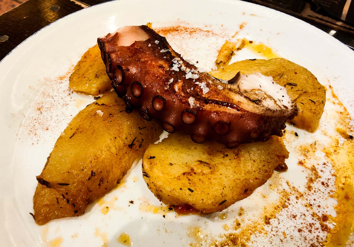 Pulpo en Restaurante Baratillo